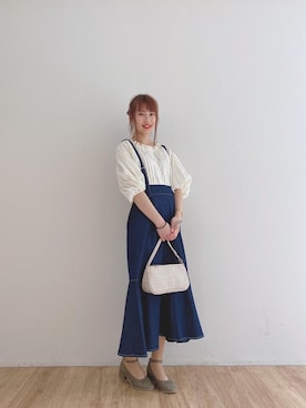 マジェスティックレゴンエスパル仙台店スタッフさん（レディース・160cm）の秋コーディネート