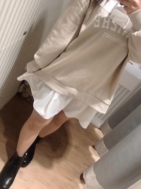 マジェスティックレゴンエスパル仙台店スタッフさん（レディース・152cm）の冬コーディネート