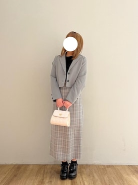 「きっちり」｜マジェスティックレゴンエスパル仙台店スタッフさん（レディース・157cm）の冬コーディネート