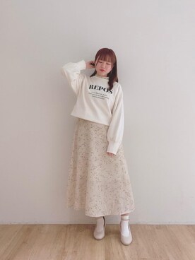 マジェスティックレゴンエスパル仙台店スタッフさん(レディース・153cm)の冬コーディネート