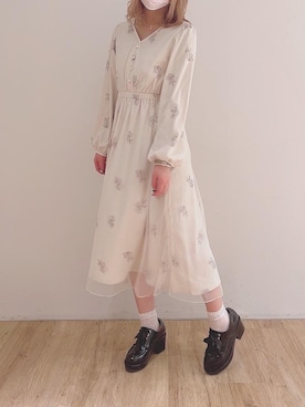 マジェスティックレゴンエスパル仙台店スタッフさん(レディース・154cm)の冬コーディネート