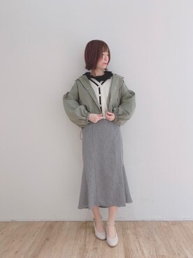 マジェスティックレゴンエスパル仙台店スタッフさん（レディース・158cm）の冬コーディネート