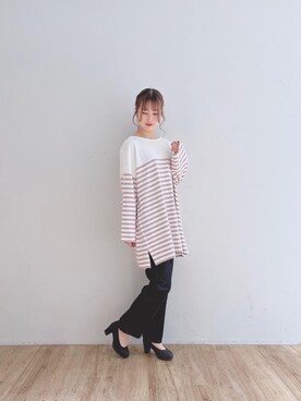 「でにむ」｜「アイテム（パンプス）」を使った、マジェスティックレゴンエスパル仙台店スタッフさん（レディース・160cm）の春コーディネート