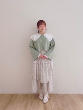 マジェスティックレゴンエスパル仙台店スタッフさん（レディース・153cm）の春コーディネート