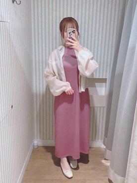 マジェスティックレゴンエスパル仙台店スタッフさん(レディース・153cm)の春コーディネート