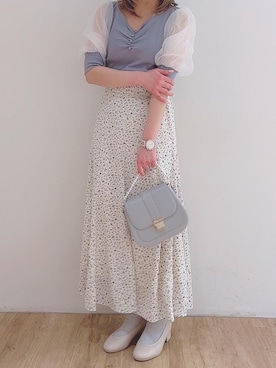 マジェスティックレゴンエスパル仙台店スタッフさん（レディース・154cm）の春コーディネート