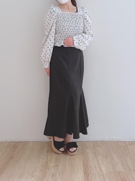 マジェスティックレゴンエスパル仙台店スタッフさん（レディース・152cm）の春コーディネート