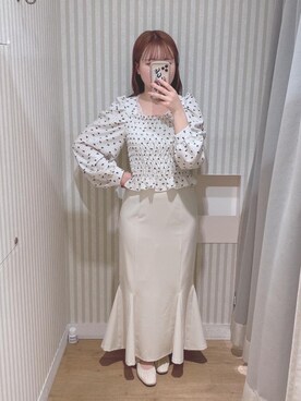 マジェスティックレゴンエスパル仙台店スタッフさん（レディース・153cm）の春コーディネート