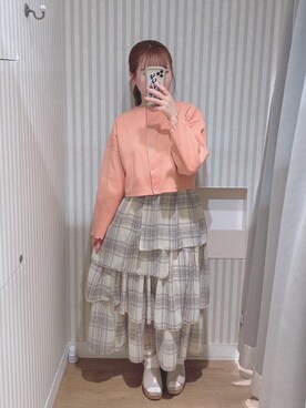 マジェスティックレゴンエスパル仙台店スタッフさん（レディース・153cm）の春コーディネート