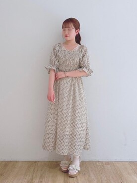 マジェスティックレゴンエスパル仙台店スタッフさん（レディース・153cm）の春コーディネート