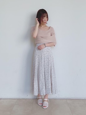 マジェスティックレゴンエスパル仙台店スタッフさん（レディース・158cm）の春コーディネート
