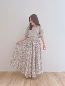 マジェスティックレゴンエスパル仙台店スタッフさん(レディース・152cm)の春コーディネート