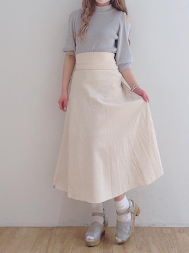 マジェスティックレゴンエスパル仙台店スタッフさん（レディース・154cm）の春コーディネート