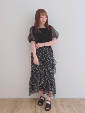 マジェスティックレゴンエスパル仙台店スタッフさん（レディース・153cm）の春コーディネート