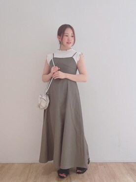 マジェスティックレゴンエスパル仙台店スタッフさん（レディース・152cm）の夏コーディネート
