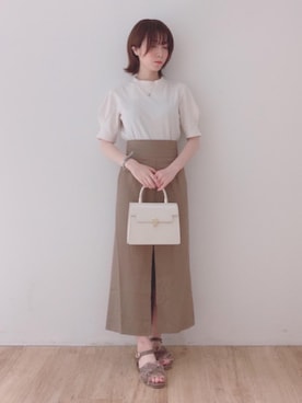 マジェスティックレゴンエスパル仙台店スタッフさん(レディース・158cm)の夏コーディネート