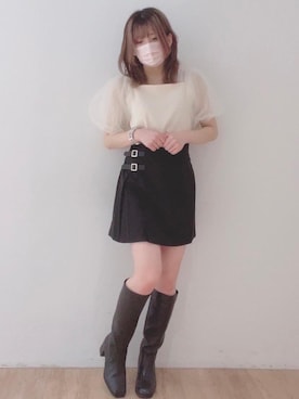 マジェスティックレゴンエスパル仙台店スタッフさん（レディース・154cm）の夏コーディネート