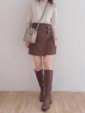 マジェスティックレゴンエスパル仙台店スタッフさん（レディース・154cm）の夏コーディネート