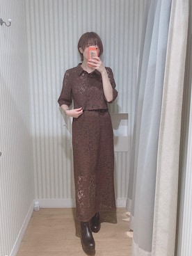 マジェスティックレゴンエスパル仙台店スタッフさん（レディース・158cm）の夏コーディネート