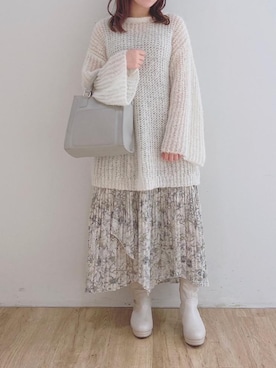 マジェスティックレゴンエスパル仙台店スタッフさん（レディース・153cm）の秋コーディネート