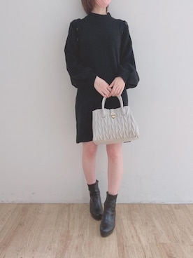 マジェスティックレゴンエスパル仙台店スタッフさん（レディース・158cm）の秋コーディネート