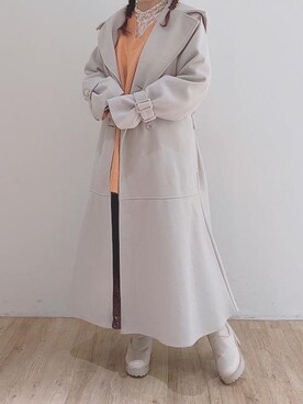 「マーメイド」｜「アイテム（ジャケット/アウター）」を使った、マジェスティックレゴンエスパル仙台店スタッフさん（レディース・152cm）の秋コーディネート