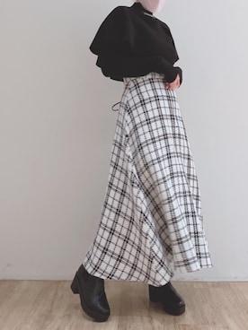 マジェスティックレゴンエスパル仙台店スタッフさん（レディース・152cm）の冬コーディネート