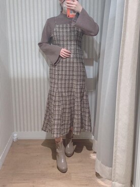 「わんぴ」｜マジェスティックレゴンエスパル仙台店スタッフさん（レディース・158cm）の冬コーディネート
