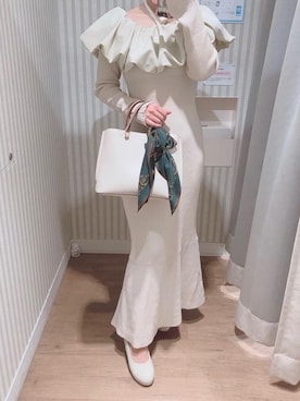 「仙台」｜「アイテム（アクセサリー）」を使った、マジェスティックレゴンエスパル仙台店スタッフさん（レディース・152cm）の冬コーディネート