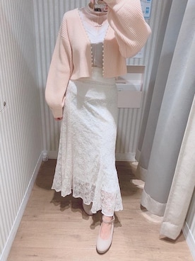 マジェスティックレゴンエスパル仙台店スタッフさん（レディース・152cm）の冬コーディネート