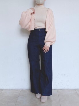 マジェスティックレゴンエスパル仙台店スタッフさん(レディース・153cm)の冬コーディネート