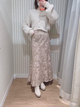 マジェスティックレゴンエスパル仙台店スタッフさん（レディース・158cm）の冬コーディネート