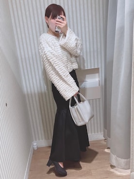 マジェスティックレゴンエスパル仙台店スタッフさん(レディース・152cm)の冬コーディネート