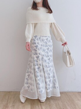 マジェスティックレゴンエスパル仙台店スタッフさん(レディース・153cm)の冬コーディネート