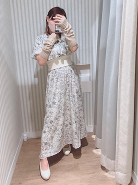 マジェスティックレゴンエスパル仙台店スタッフさん(レディース・152cm)の冬コーディネート