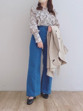 「でにむ」｜「アイテム（パンプス）」を使った、マジェスティックレゴンエスパル仙台店スタッフさん（レディース・153cm）の冬コーディネート