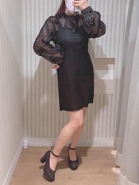 マジェスティックレゴンエスパル仙台店スタッフさん(レディース・152cm)の冬コーディネート