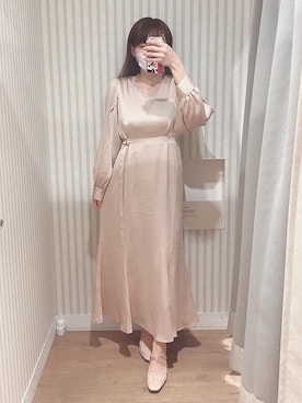 「すりっと」｜マジェスティックレゴンエスパル仙台店スタッフさん（レディース・152cm）の春コーディネート
