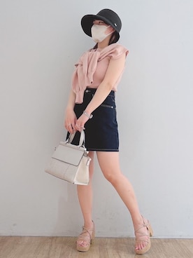 「すりっと」｜マジェスティックレゴンエスパル仙台店スタッフさん（レディース・152cm）の春コーディネート