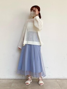 マジェスティックレゴンエスパル仙台店スタッフさん(レディース・153cm)の春コーディネート