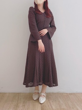 「仙台」｜「アイテム（アクセサリー）」を使った、マジェスティックレゴンエスパル仙台店スタッフさん（レディース・153cm）の春コーディネート