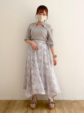 マジェスティックレゴンエスパル仙台店スタッフさん（レディース・153cm）の春コーディネート