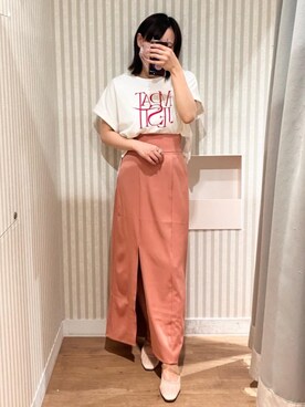 「すりっと」｜マジェスティックレゴンエスパル仙台店スタッフさん（レディース・152cm）の夏コーディネート