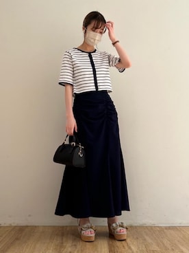 マジェスティックレゴンエスパル仙台店スタッフさん（レディース・158cm）の夏コーディネート