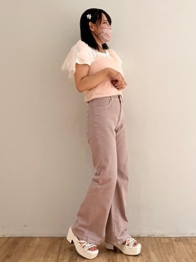 マジェスティックレゴンエスパル仙台店スタッフさん(レディース・152cm)の夏コーディネート