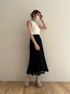 マジェスティックレゴンエスパル仙台店スタッフさん(レディース・158cm)の夏コーディネート