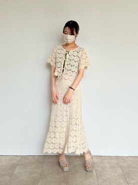 マジェスティックレゴンエスパル仙台店スタッフさん(レディース・158cm)の夏コーディネート