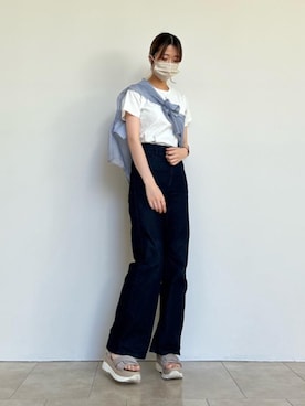 マジェスティックレゴンエスパル仙台店スタッフさん（レディース・158cm）の夏コーディネート