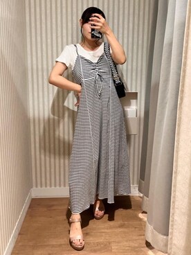 マジェスティックレゴンエスパル仙台店スタッフさん(レディース・152cm)の夏コーディネート