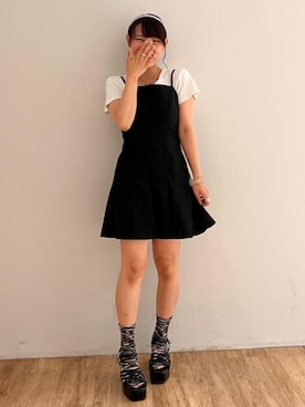 「仙台」｜「アイテム（アクセサリー）」を使った、マジェスティックレゴンエスパル仙台店スタッフさん（レディース・152cm）の夏コーディネート